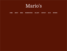 Tablet Screenshot of marios.ie